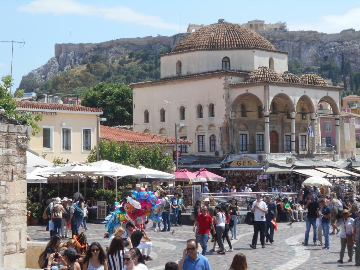 Monastiraki Flea Market & Metro Station Appartment Athen Eksteriør bilde