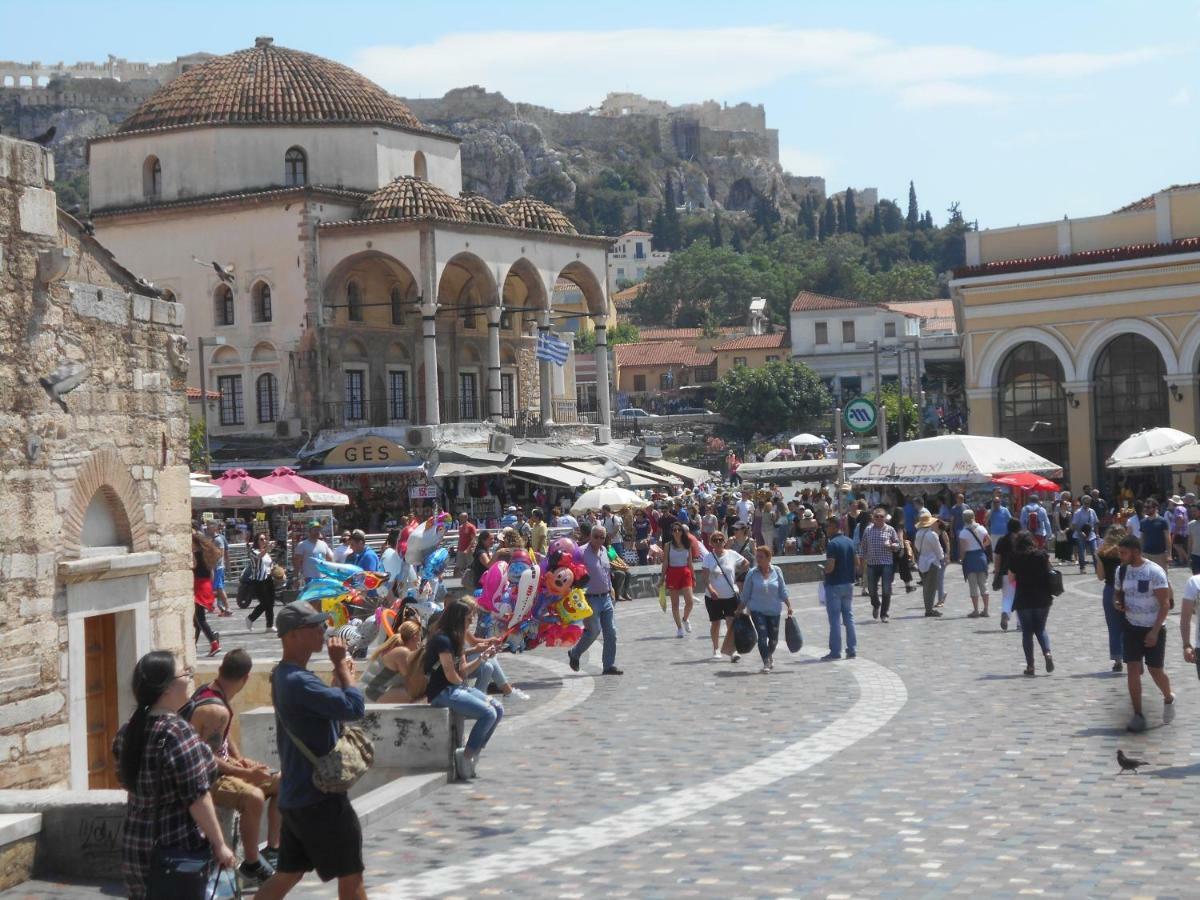 Monastiraki Flea Market & Metro Station Appartment Athen Eksteriør bilde